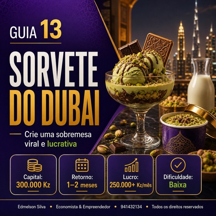 Guia 13 Sorvete do Dubai